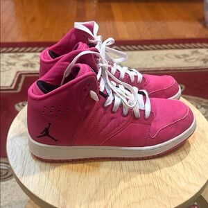 Nike Jordan Kids Hot Pink High-Top Sneakers Size 6.5